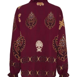 MARTA DU CHATEAU dame bluse MdcBrook 7648 - Bordeaux3257tpk New