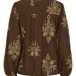 MARTA DU CHATEAU dame bluse MdcBayleaf 7705 - Moro30 Clearance