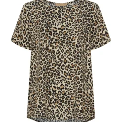 MARTA DU CHATEAU dame bluse MdcJill - Beige Leo Sale