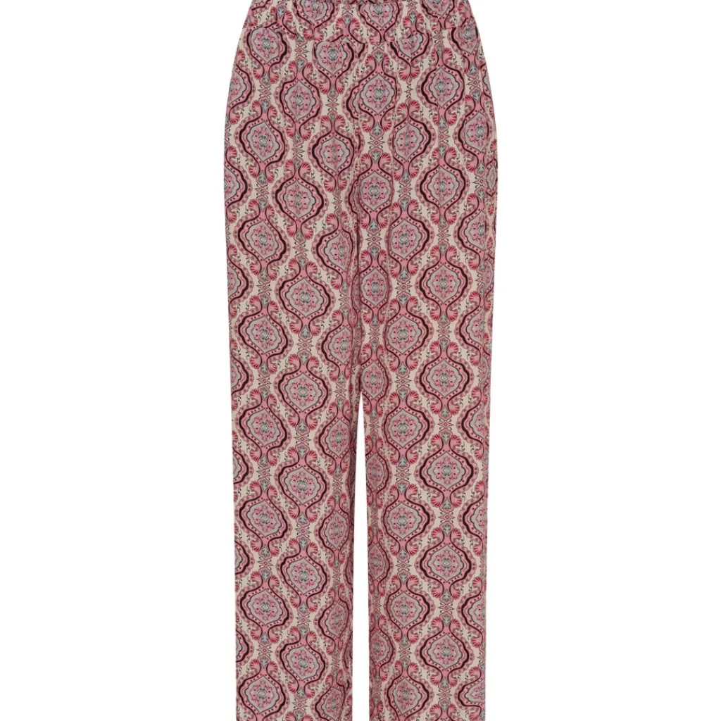 MARTA DU CHATEAU dame bukser MdcGrethe 6192 - Print Rosa1405 Hot