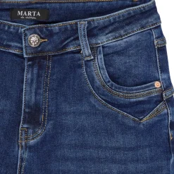 MARTA DU CHATEAU dame bukser MdcAluna MDC218-26171 - Denim Hot