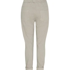 MARTA DU CHATEAU dame bukser MdcJerri - Beigestripe Online