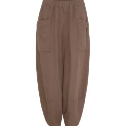 MARTA DU CHATEAU dame bukser MdcMaud 62381-1 - Cold brown Online