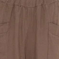 MARTA DU CHATEAU dame bukser MdcMaud 62381-1 - Cold brown Online