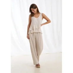 MARTA DU CHATEAU dame bukser 62273 - Sabbia1752