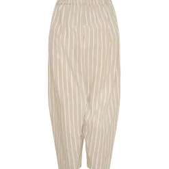 MARTA DU CHATEAU dame bukser MdcFausta 16635T - BeigeStripeLurex260 Clearance