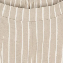 MARTA DU CHATEAU dame bukser MdcFausta 16635T - BeigeStripeLurex260 Clearance