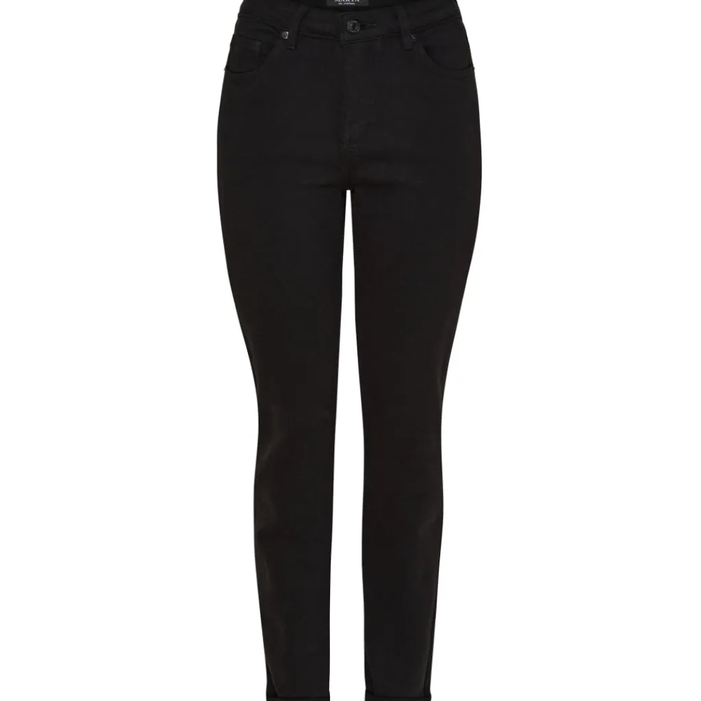 MARTA DU CHATEAU dame bukser MdcNat MDC224-8714 - Black Outlet