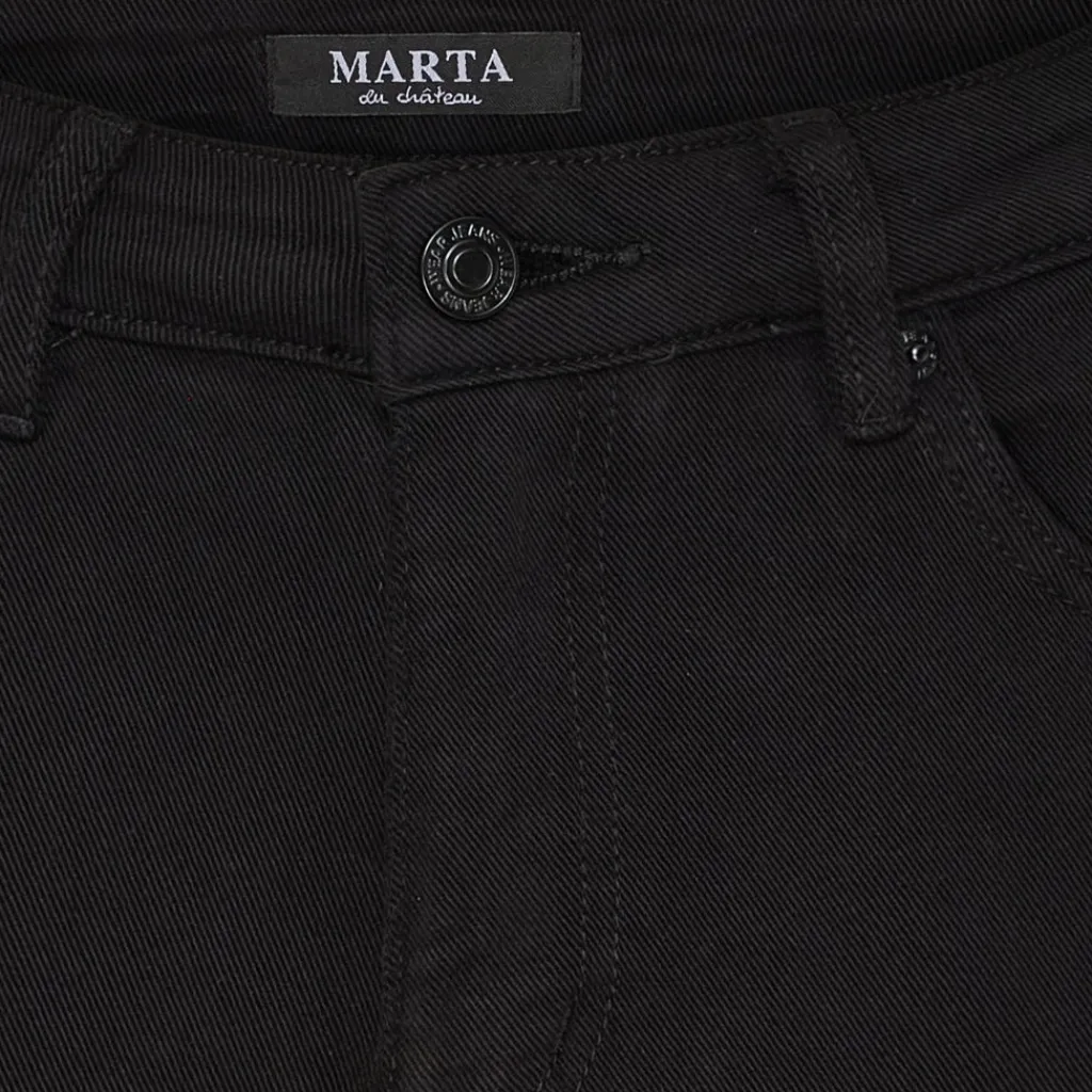 MARTA DU CHATEAU dame bukser MdcNat MDC224-8714 - Black Outlet