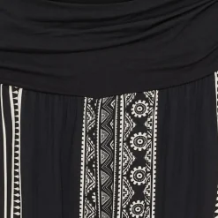 MARTA DU CHATEAU dame bukser MdcLyra 256227 - Black/WhiteMC1488 Discount