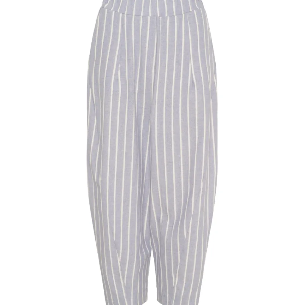 MARTA DU CHATEAU dame bukser MdcFausta 16635T - BlueStripeLurex900 New