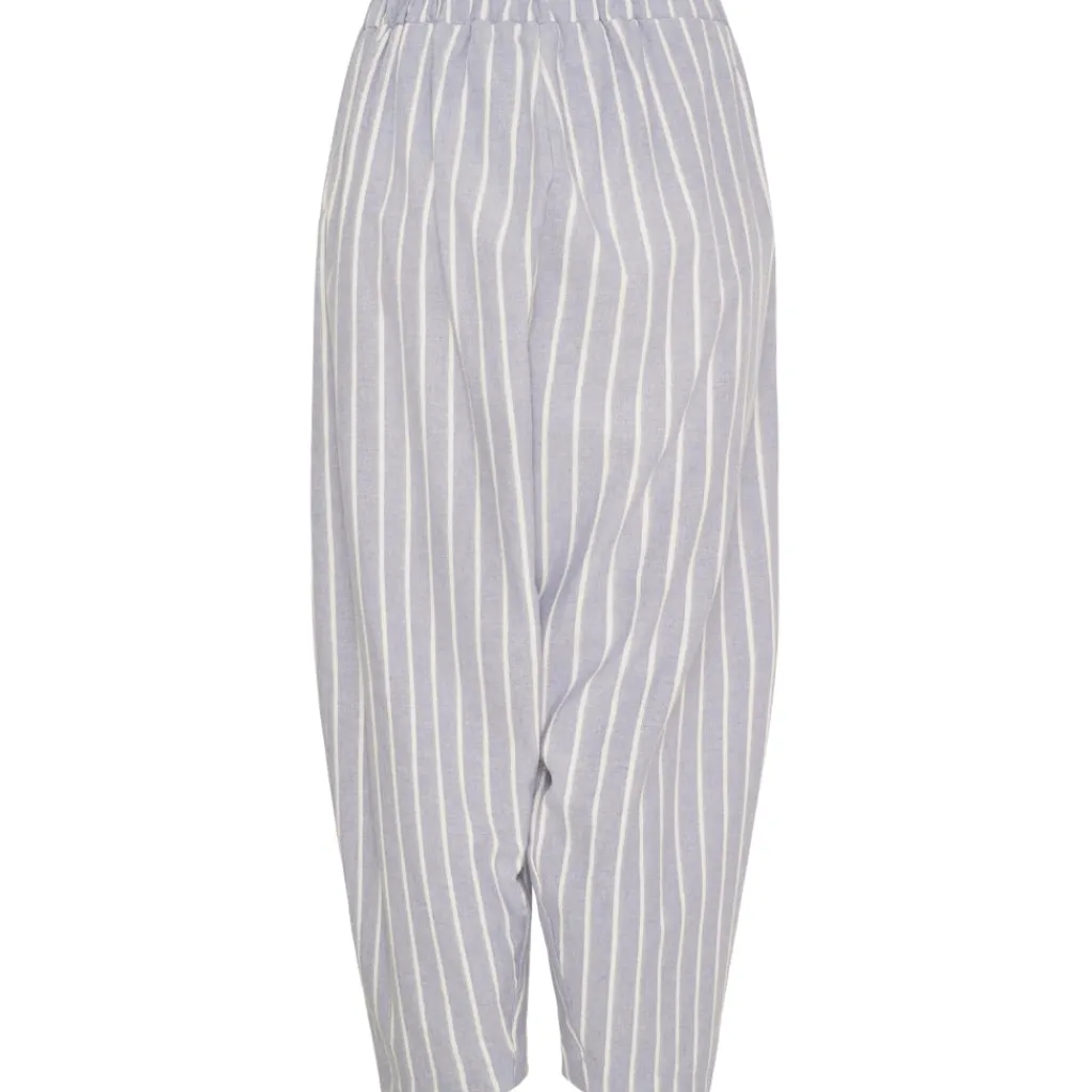 MARTA DU CHATEAU dame bukser MdcFausta 16635T - BlueStripeLurex900 New
