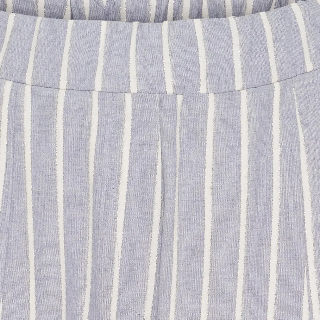 MARTA DU CHATEAU dame bukser MdcFausta 16635T - BlueStripeLurex900 New