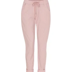 MARTA DU CHATEAU dame bukser MdcJerri - Rosa206Stripe