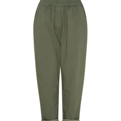 MARTA DU CHATEAU dame bukser MdcRaffaella 8594 - Dark Khaki Outlet