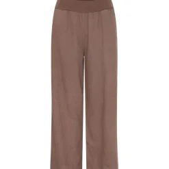 MARTA DU CHATEAU dame bukser 62273 - Cold brown Best