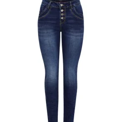 MARTA DU CHATEAU dame bukser MdcNahla Mdc215-2533 - Denim Best