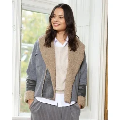 MARTA DU CHATEAU dame jakke MDCBeth 80130 grigio/grigio Sale