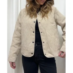 MARTA DU CHATEAU dame jakke MdcRoseanne - Beige Discount