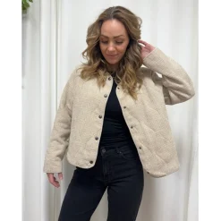 MARTA DU CHATEAU dame jakke MdcRoseanne - Beige Discount