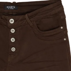 MARTA DU CHATEAU dame jeans MdcNoma MDC230-8710 - Brown Sale