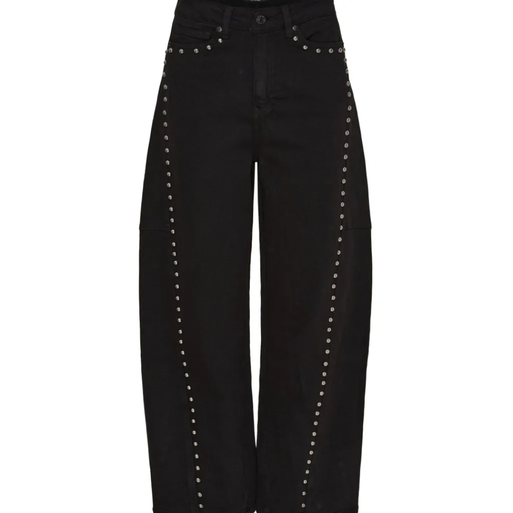 MARTA DU CHATEAU dame jeans MdcIngeborg MDC225-8529 - Black Sale