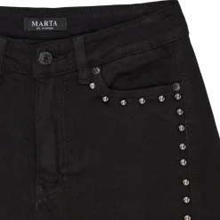 MARTA DU CHATEAU dame jeans MdcIngeborg MDC225-8529 - Black Sale