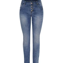 MARTA DU CHATEAU dame jeans MdcSolene MDC202-2261 - Blue Denim Hot