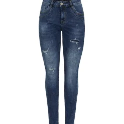 MARTA DU CHATEAU dame jeans MdcCamila Mdc179-26167 - Dark Blue Denim Sale
