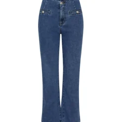 MARTA DU CHATEAU dame jeans MdcAgustina Mdc172-26181 - Dark Blue Denim Best