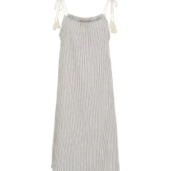 MARTA DU CHATEAU dame kjole MdcKamala 259161 - Beige/blue Clearance