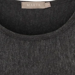MARTA DU CHATEAU dame kjole MdcJasmin 71653 - Dark Grey Sale