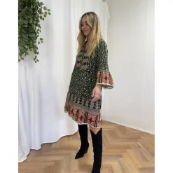 MARTA DU CHATEAU dame kjole 1240 - Kaki