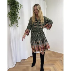 MARTA DU CHATEAU dame kjole 1240 - Kaki