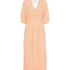 MARTA DU CHATEAU dame kjole MdcAmaris 7315A - Orange Fluo Best