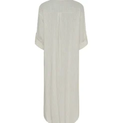 MARTA DU CHATEAU dame kjole MdcNess - Panna Beige 1752 Stripe Best