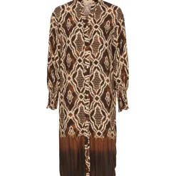 MARTA DU CHATEAU dame kjole MdcGry 28530-1 - Brown Sale