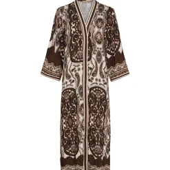 MARTA DU CHATEAU dame kjole MdcStefania 7176 - MarroneEZ532 Online