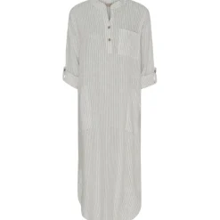 MARTA DU CHATEAU dame kjole MdcNess - Panna Grey Stripe Outlet