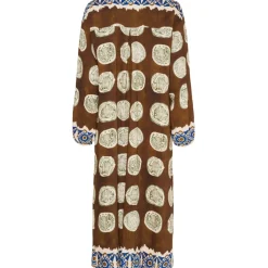 MARTA DU CHATEAU dame kjole MdcViviene 6570 - MarroneHC0034 Outlet