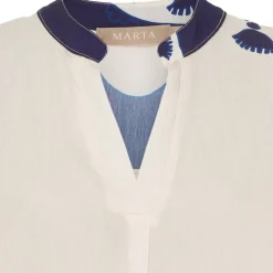 MARTA DU CHATEAU dame kjole MdcHelma 5677 - Blue-V4058tpi