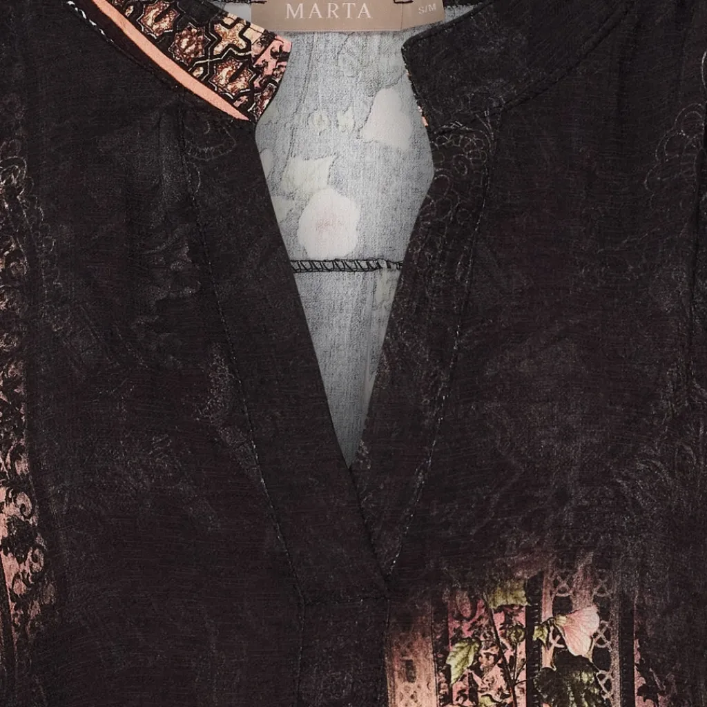 MARTA DU CHATEAU dame kjole MdcGoldie 7474 - Nero5295tpg