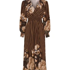 MARTA DU CHATEAU dame kjole MdcBailey 25216/B - Marrone6022 Discount