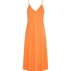 MARTA DU CHATEAU dame kjole MdcIris 7349A - Arancio98 Best