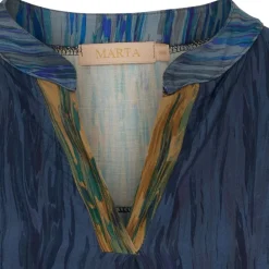 MARTA DU CHATEAU dame kjole MdcValerie 3215 - BlueScuro620 Sale