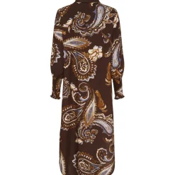 MARTA DU CHATEAU dame kjole MdcMoss 7617- - Marrone786tpz Best