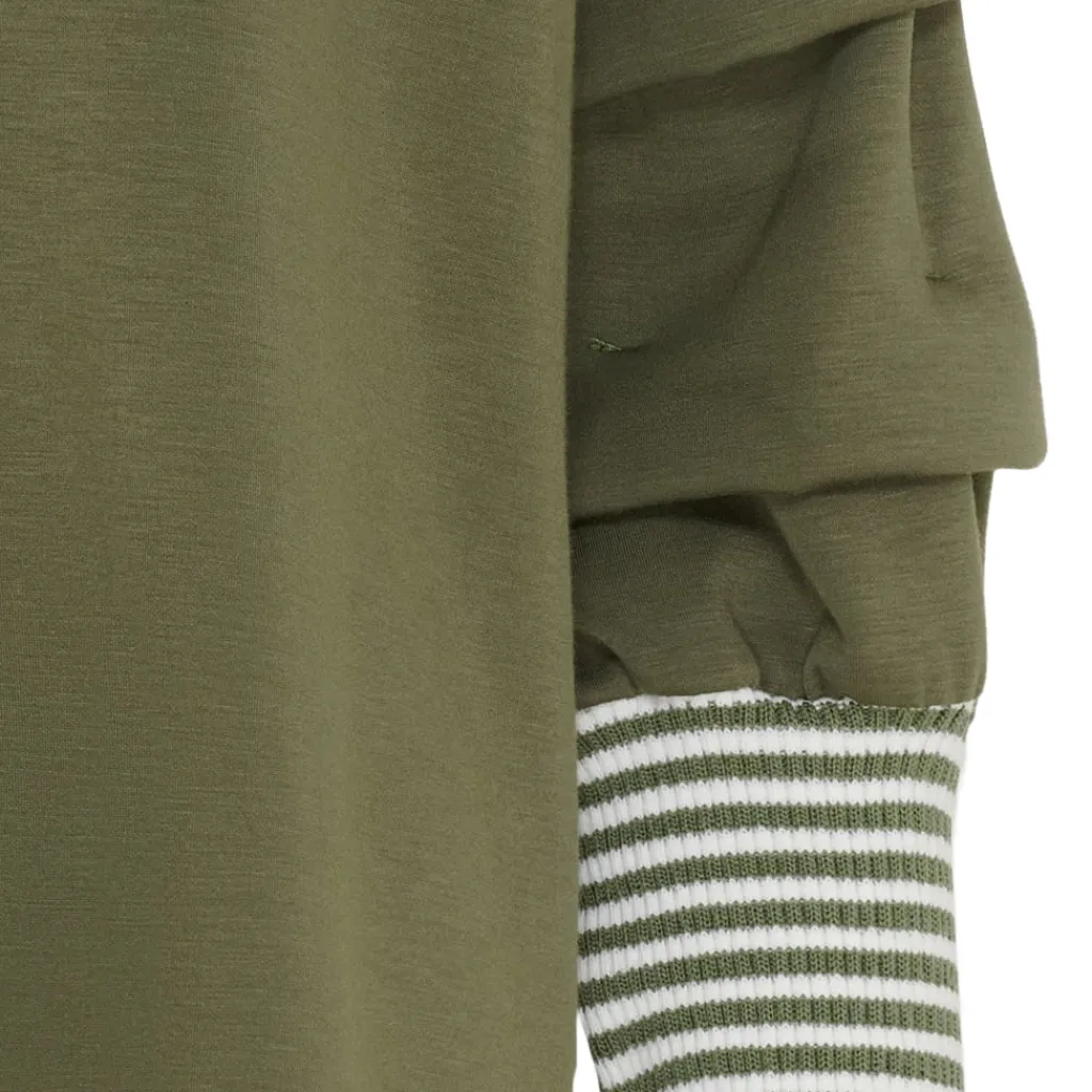 MARTA DU CHATEAU dame kjole MdcCybele 32166/A - Kaki New