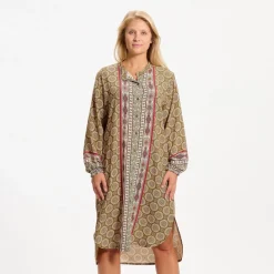 MARTA DU CHATEAU dame kjole 4051 - Kaki Hot