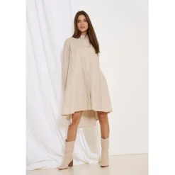 MARTA DU CHATEAU dame kjole 83558ID - Beige Sale