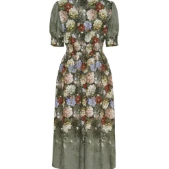 MARTA DU CHATEAU dame kjole MdcLydia 25216 - Military0460 New